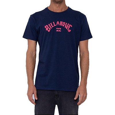 Camiseta Billabong Arch Wave Masculina Azul Marinho