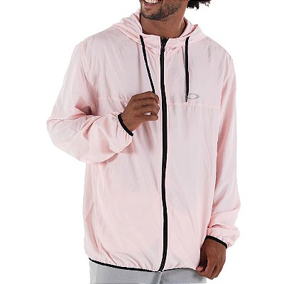 Jaqueta Oakley Windbreaker Masculina Rosa