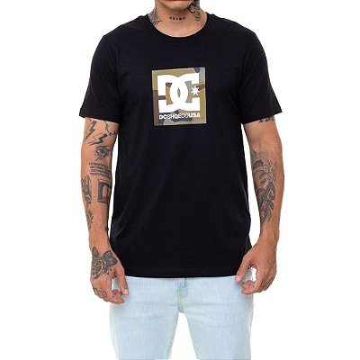 Camiseta DC Shoes Camo Star Fill Masculina Preto