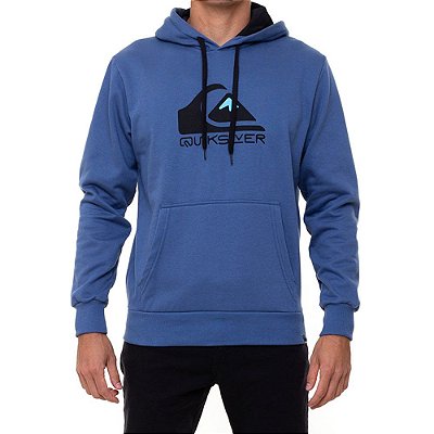 Moletom Quiksilver Fechado Square Me Up Masculino Azul