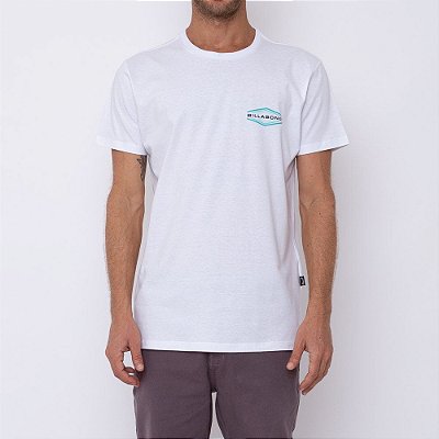 Camiseta Billabong Walled Masculina Branco