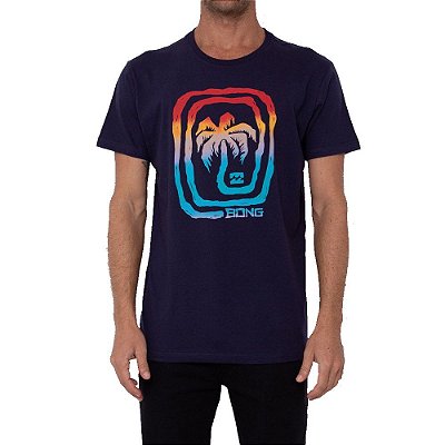 Camiseta Billabong Maze Masculina Azul Marinho