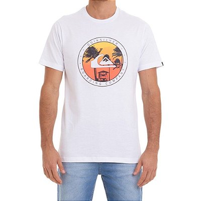 Camiseta Quiksilver Paradise Masculina Branco