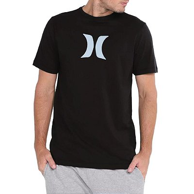 Camiseta Hurley Silk Icon Masculina Preto