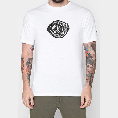 Camiseta Volcom Sick Masculina Branco