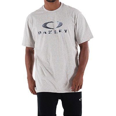 Camiseta Oakley Logo Gradient Masculina - Mescla