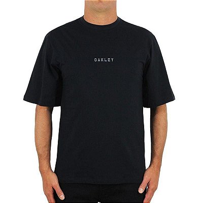 Camiseta Oakley Glowing Commuter Masculina Preto