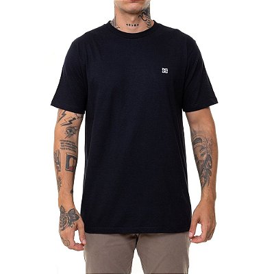 Camiseta DC Shoes Basic Logo Masculina Preto