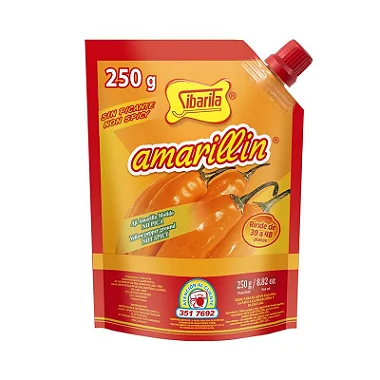 Aji Amarillo Amarillin Pimenta Amarela Peruana em Pasta 250g Sibarita