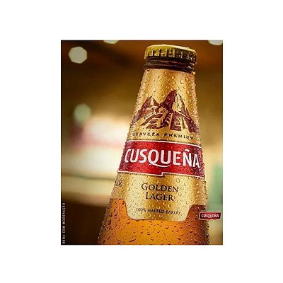 Cerveja / Cerveza Cusqueña Premium Golden Lager 330 ml