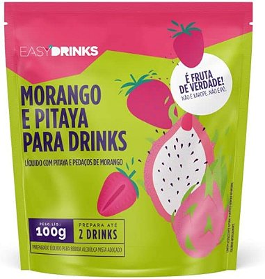 Easy Drinks Morango e Pitaya 100g