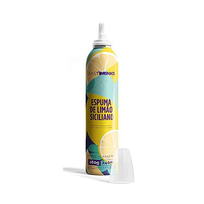 Easy Drink Spray Espuma De Limão Siciliano 260g