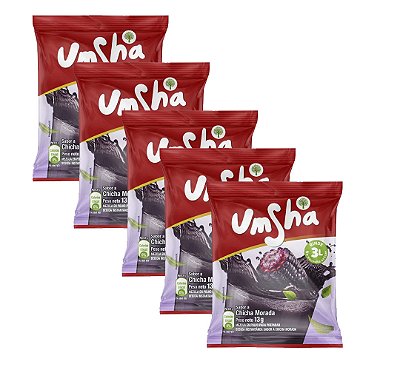 Chicha Morada Umsha  - Suco de milho roxo Instantaneo 5 Unidades