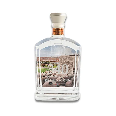 Pisco Porton Mosto Verde Quebranta 750ml. - 340 Edição Limitada de Coleção "LA VID E LA PRODUCCION DEL PISCO"