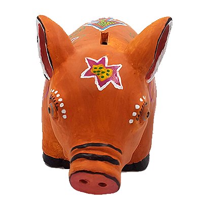 Cofrinho Laranja 20*08*10cm