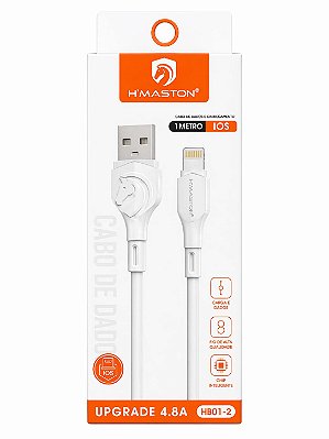 Cabo iPhone Lightning HB012 USB Carregamento Rápido