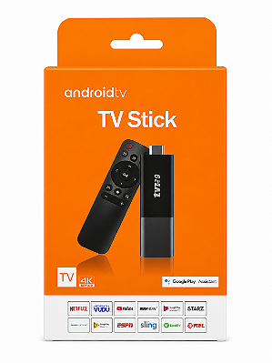 TV Stick Android 4K IVR9 8GB RAM 128GB WiFi