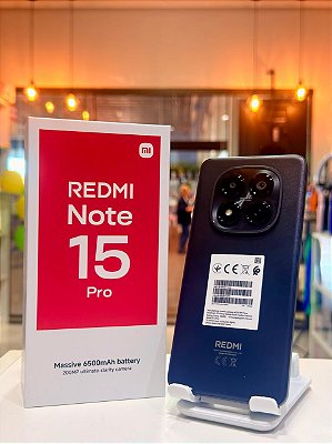 Redmi Note 15 Pro 256GB 8GB RAM com Câmera de 200MP e Bateria 6500mAh