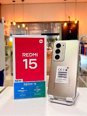 Redmi 15 256GB 8GB RAM com Tela 6,9” e Bateria 7000mAh