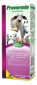 Provermin Pó 20g Display Com 50 Unidades