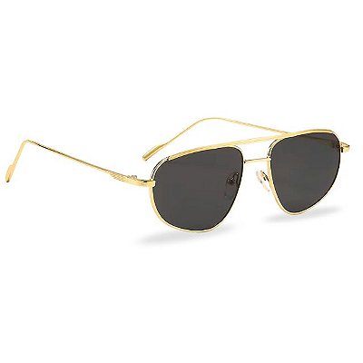 Óculos de Sol Solaris Preto e Dourado