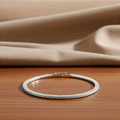 Pulseira Elegância Cristal – Banhado a Prata 925