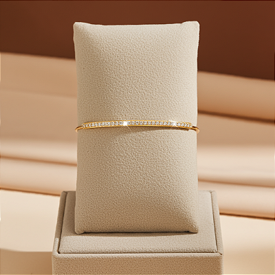 Bracelete Essência do Brilho – Banhada a Ouro 18K