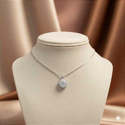 Gargantilha/Choker Lumina Banhada a Prata 925