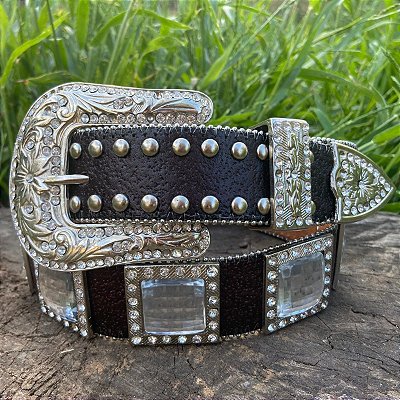 Cinto Pedraria Branca