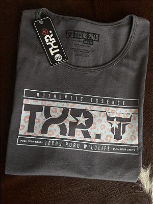 Camiseta Texas Road Cinza escuro