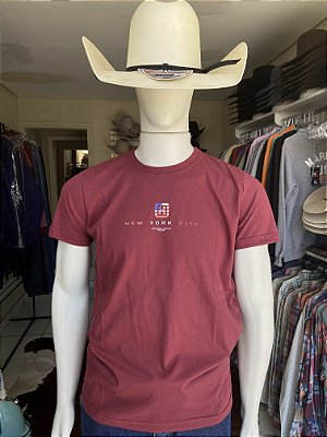 Camiseta Houston New York City Vinho