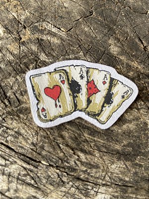 Adesivo para Chapéu Cartas Envelhecidas