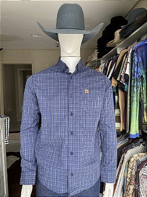 Camisa Bull Brand Manga Longa Xadrez