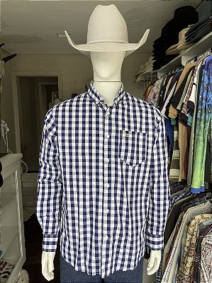 Camisa Bull Brand Manga Longa Xadrez