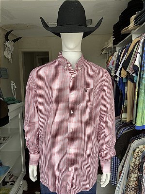 Camisa Bull Brand Xadrez Manga Longa