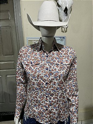 Camisete Red Western Estampada