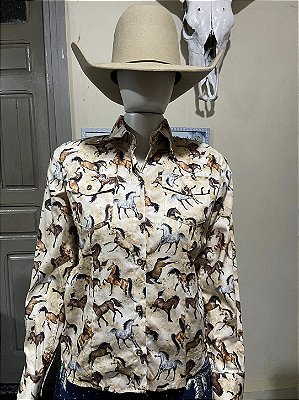 Camisete Red Western Estampada