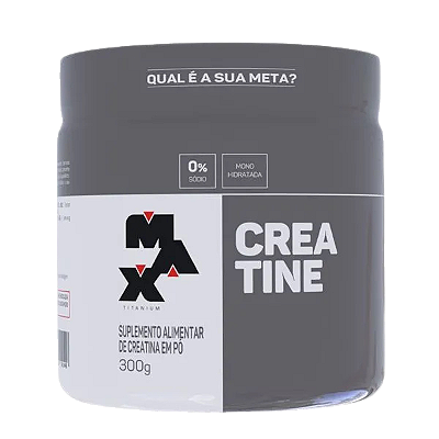 Creatina Max Titanium - Suplemento Aumentador de Desempenho