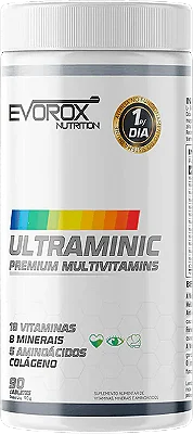 Evorox Ultraminic - 90 Cápsulas com Colágeno e BCAA