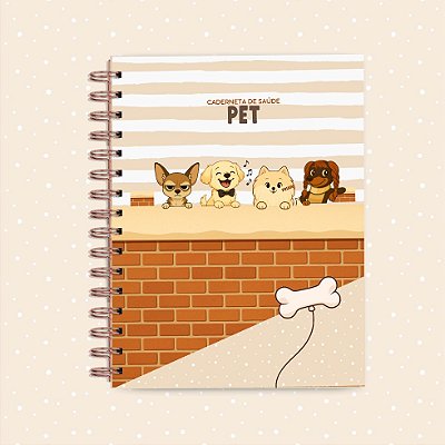 Caderneta de Saúde Pet Capa Dura