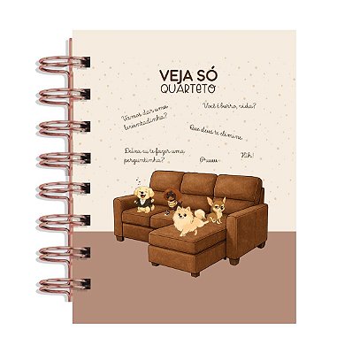 Planner 2026 Veja só Quarteto Sofsá