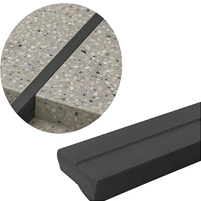 Junta De Dilatacao Pvc 10mm X 4,5mm 2mt F1045pr Kit C/25 Uni