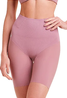 Bermuda Modeladora Cintura Alta Invisível Com Barbatana Boto 80433