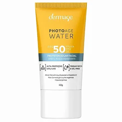Protetor Solar Facial Dermage – Photoage Water FPS50 40g