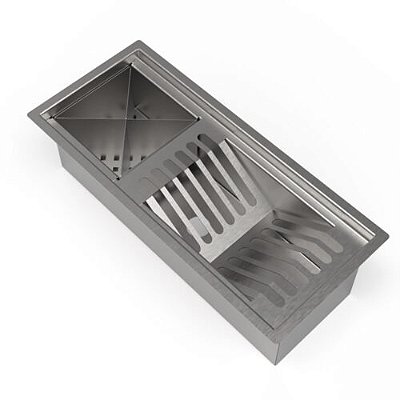 Escorredor Gourmet de Embutir 50 - 48 × 22 × 14 cm (C x P x A)