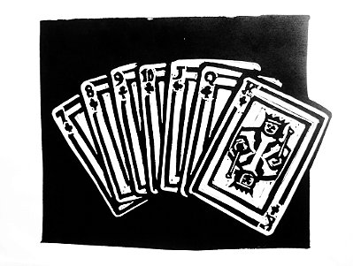 Canastra A4 Linogravura por Uilo Andrade