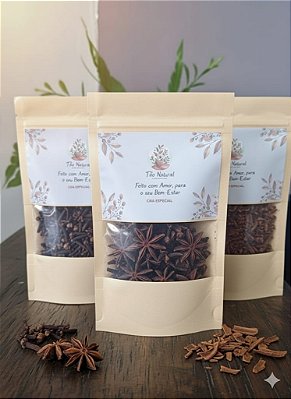 Kit Meus Chás Preferidos - Especiarias Aconchegantes (Canela, Cravo e Anis estrelado)