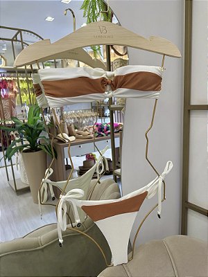 top 3 nozinhos + calcinha 015 lacinhos glow off e marrom