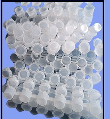 Potes armazenamento e mistura de tintas