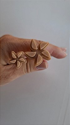 Carimbos Florais 3 D: Design de flor - Modelo F010